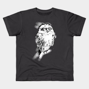 Sneaky giggles - Small owl Drawing Kids T-Shirt